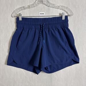 Title Nine Women's Small Blue Polyesters Board Shorts Tideturn 4" Inseam